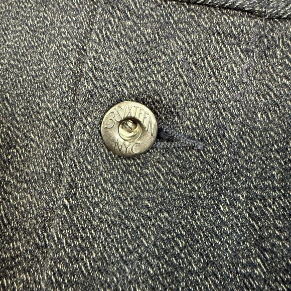 3Sixteen Ranch Jacket Mens Size Small Denim Selvedge Salt Pepper Barn - Picture 5 of 13